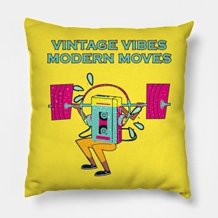 Vintage vibes, modern moves Pillow