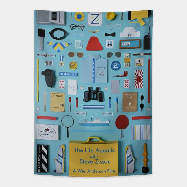 The Life Aquatic Tapestry by JordanBoltonDesign