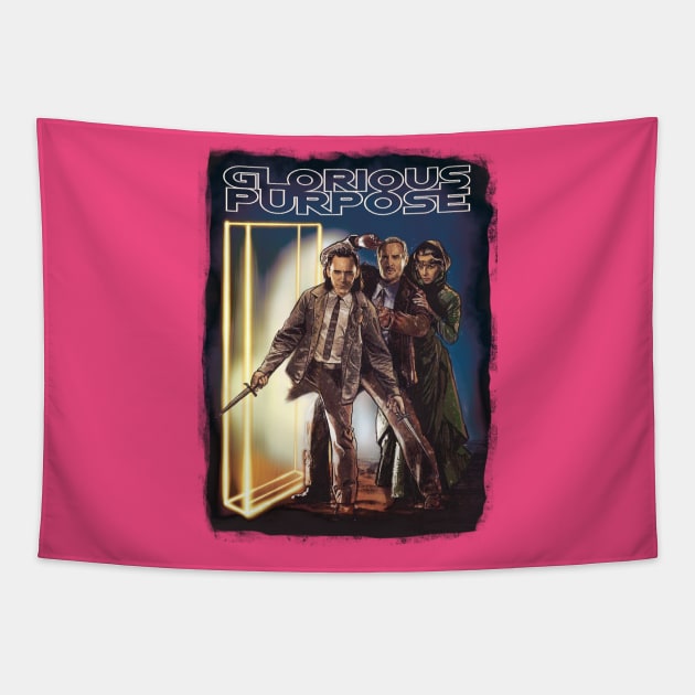 Burdened with Glorious Purpose Tapestry by Elizachadwickart 