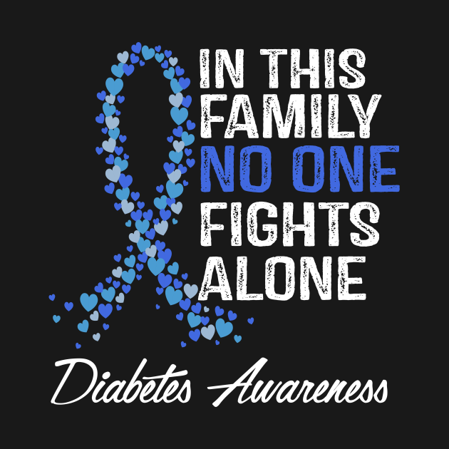 Disover Diabetes Awareness Family Support - Diabetes Awareness - T-Shirt