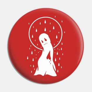 sad ghost in the rain Pin