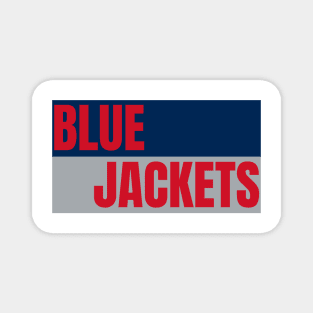 jackets blue team hockey Magnet