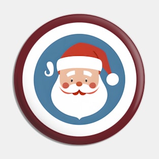 tired santa Pin