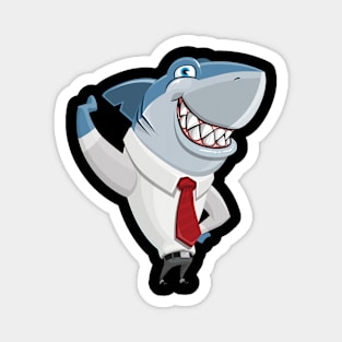 Shark Illustration Magnet