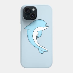 Baby-Blue Dolphin | Sticker Collection Phone Case