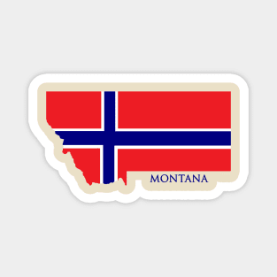 Montana Norwegian Magnet