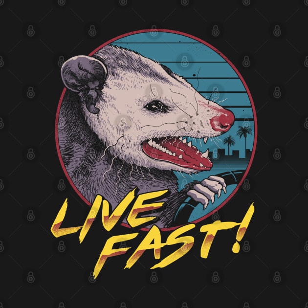 Live Fast! by Vincent Trinidad Art