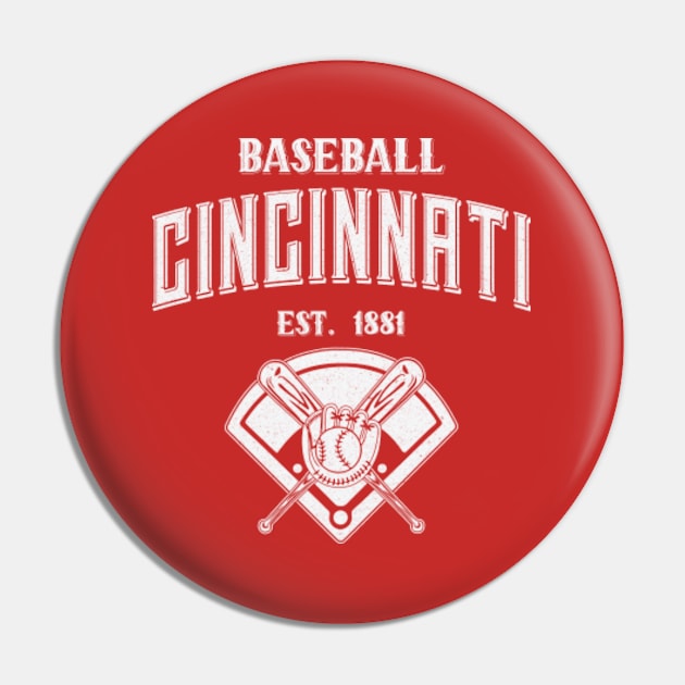 Cincinnati Reds Vintage Logo Pin