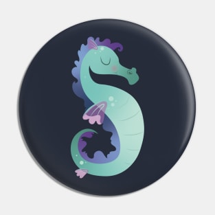 Animal Alphabet S - Seahorse Pin