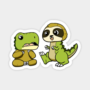 Dinosaur Sloth Magnet