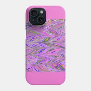 EBRU - Turkish Art of Marbling - Horizontal Pink Design [ED#1C3V2] Phone Case