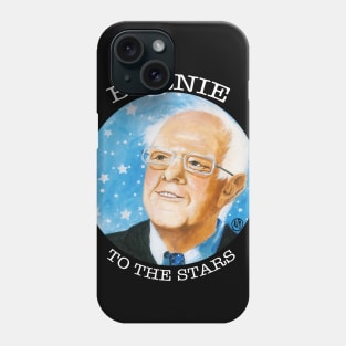 Bernie To The Stars -white design Phone Case