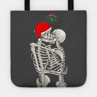 Mistletoe Skeletons Tote