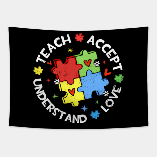 Teach Accept Understand Love Tapestry