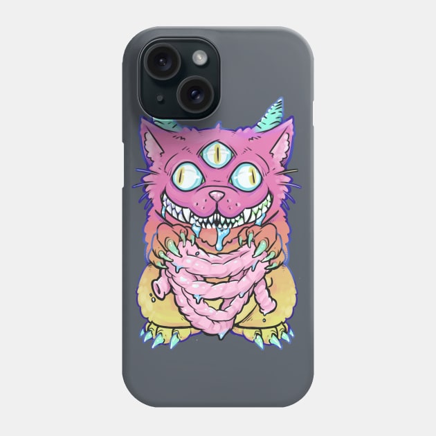 Hellkitty Phone Case by Jugglingdino