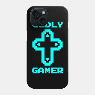 Godly Gamer (v3 - cyan) Phone Case