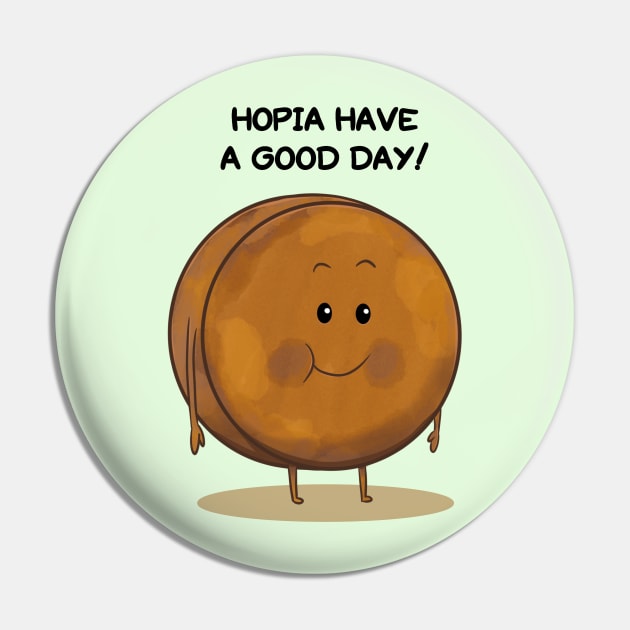 Optimistic Hopia Pin by Sketchbook ni Abi