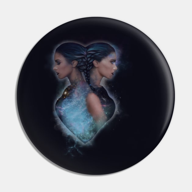 Nebula Gemini Pin by lidijaarts