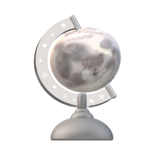 Moon Globe (White) T-Shirt