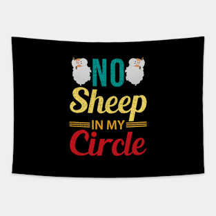 no sheep in my circle Tapestry