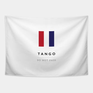 Tango: ICS Flag Semaphore Tapestry