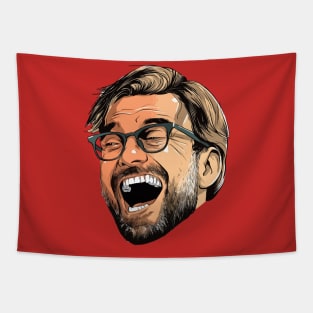 klopp happy face Tapestry