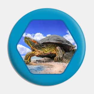 Giant Turtle Beach Pin