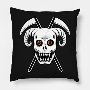 Scary Skull Pillow