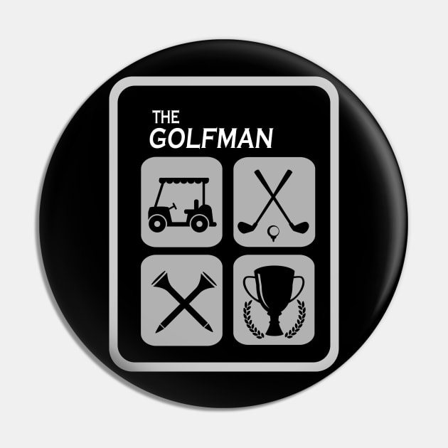 the golfman Pin by osvaldoport76