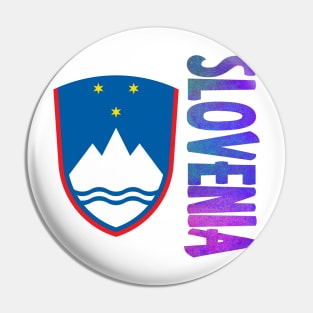 Slovenia Coat of Arms Design Pin