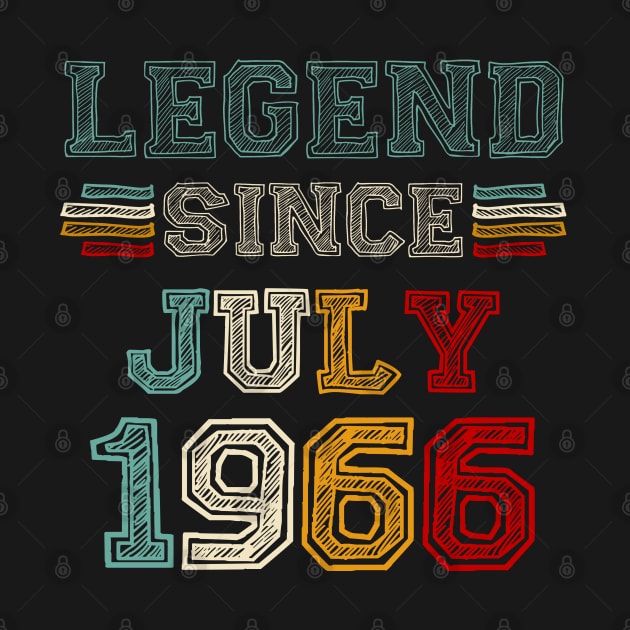 57 Years Old Legend Since July 1966 57th Birthday by TATTOO project