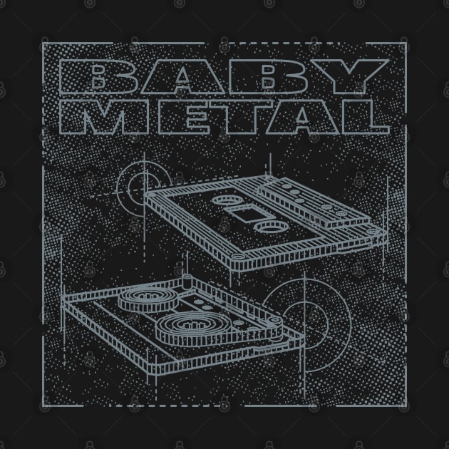 Baby Metal - Technical Drawing by Vector Empire