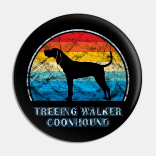 Treeing Walker Coonhound Vintage Design Dog Pin