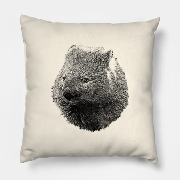 Wombat Pillow by Guardi