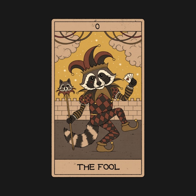 The Fool - Raccoons Tarot by thiagocorrea