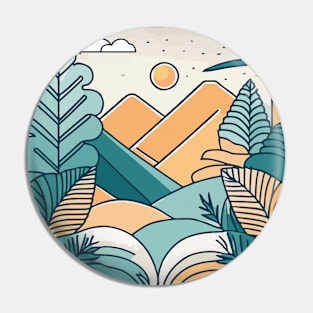 Jungle and mountains time Pin