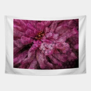 purple floral fantasy pattern and design Tapestry