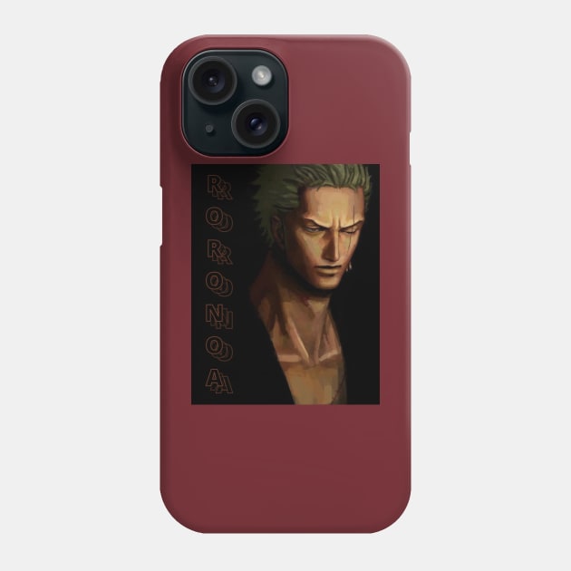 Roronoa Zoro Phone Case by Next Graffics