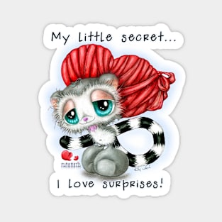 My little secret... I love surprises! Magnet