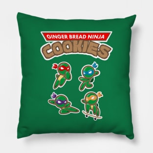 Ginger Bread Ninja Cookies Pillow