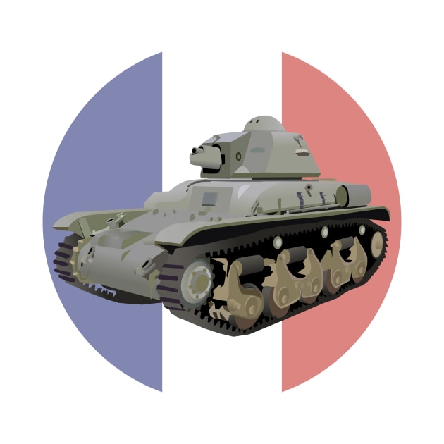 R35 WW2 French Tank by NorseTech