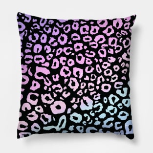 Rainbow Leopard Cheetah Animal Print kawaii Pillow