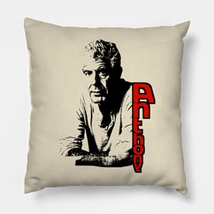 Anthony Bourdain t-shirt Pillow