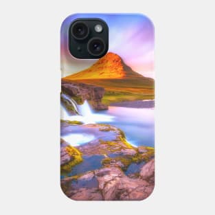 nature waterfall Phone Case