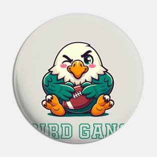 Philadelphia Eagles Bird Gang Cute Kawaii [Green] Pin