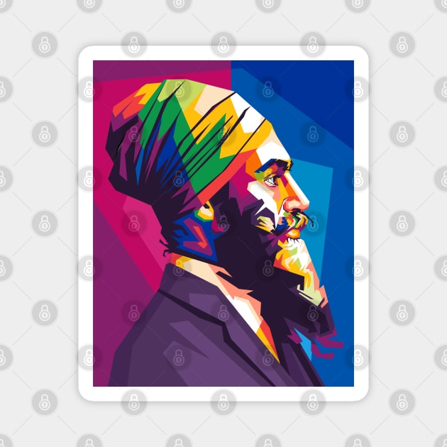 jagmeet singh Magnet by cool pop art house