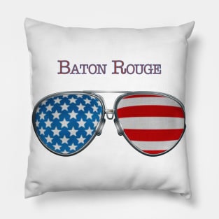 USA GLASSES BATON ROUGE Pillow