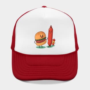 Happy Fast Food Friends Hat