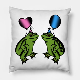 Party Frogs Pillow