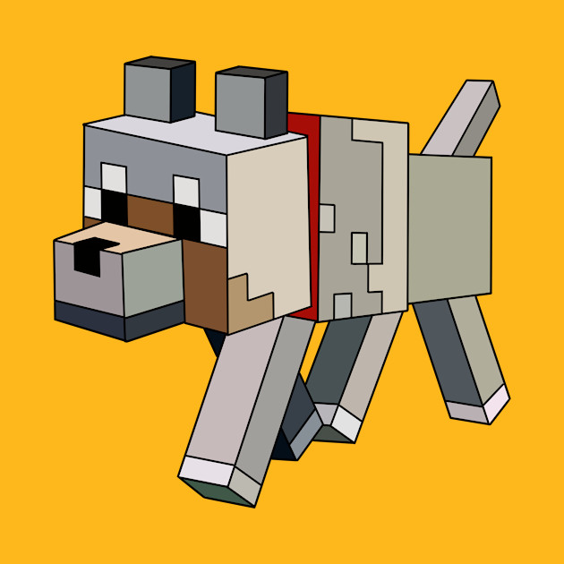 Puppy Dog - Minecraft - Phone Case